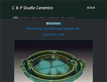 Tablet Screenshot of cpstudioceramics.com